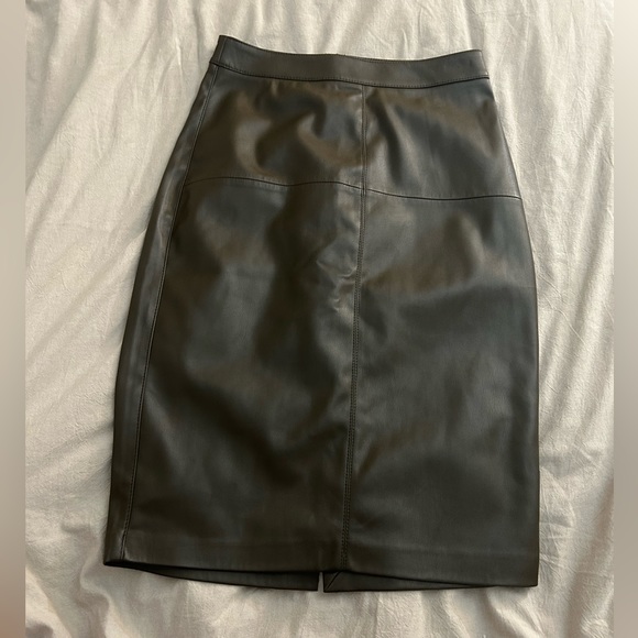 Mango Dresses & Skirts - MANGO leather skirt